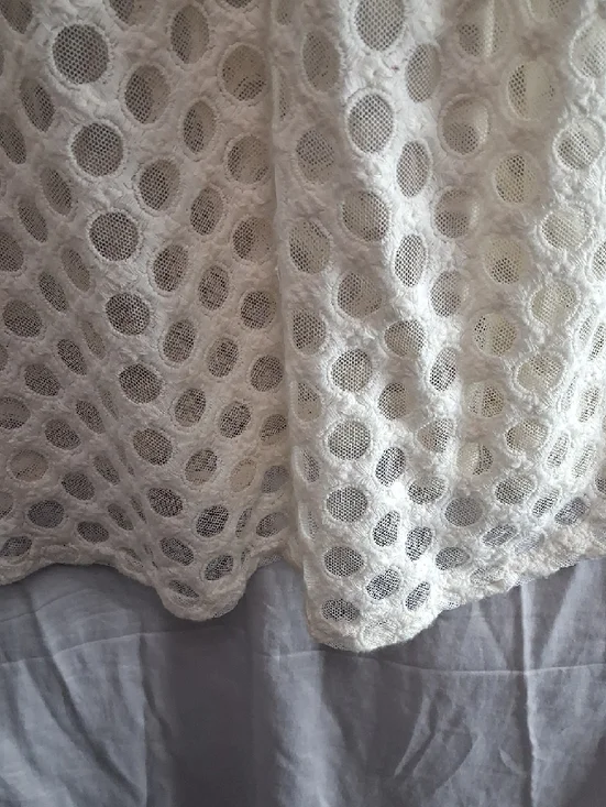 Sunday in Brooklyn Cream Crochet & Lace Long-Sleeve Blouse - Picture 9 of 10